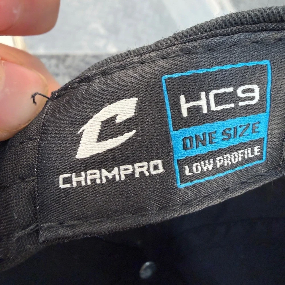 Champro HC9 City of Harrison Parks and Recreation Black Hat Low Profile Cap Mens